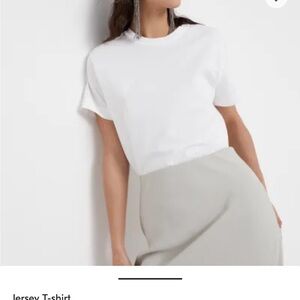 Brunello Cucinelli white cotton t-shirt